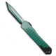 Heretic Knives Heretic Knives Manticore S Grenade Grip Cel Shade Turquoise 2.7" Two-Tone, Black/Green, CPM MagnaCut, adult, BHQ-220617