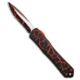 Heretic Knives Heretic Knives Manticore S Recurve OTF Knife Magma UV Orange 2.6" Two-Tone, Black/Orange, CPM MagnaCut, adult, BHQ-222011