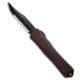 Heretic Knives Heretic Knives Manticore X Bowie OTF Knife Breakthrough Orange Al 3.75" DLC Serr, Orange, CPM MagnaCut, adult, BHQ-206131