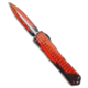 Heretic Knives Heretic Knives Manticore-X D/E OTF Knife Orange Cel Shade Al 3.75" Cerakote, Black/Orange, CPM MagnaCut, adult, BHQ-217157