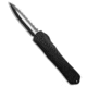 Heretic Knives Heretic Knives Manticore X MagnaCut D/E Black Aluminum 3.6 Two-Tone Full Serr, Black, CPM MagnaCut, adult, BHQ-199709