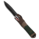Heretic Knives Heretic Knives Manticore X OTF Automatic Knife A10 Edition Recurve 3.75" DLC, Camo, CPM MagnaCut, adult, BHQ-209054