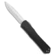 Heretic Knives Heretic Knives Manticore X Recurve OTF Knife Black Frag Aluminum 3.75" SW, Black, CPM MagnaCut, adult, BHQ-208263
