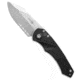 Heretic Knives Heretic Knives Mini Pariah S/E Automatic Knife Black Polymer 3.3" SW Serrated, Black, CPM MagnaCut, adult, BHQ-220190