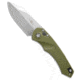 Heretic Knives Heretic Knives Mini Pariah S/E Automatic Knife OD Green Polymer 3.3" Stonewash, OD Green, CPM MagnaCut, adult, BHQ-225531