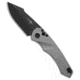 Heretic Knives Heretic Knives Mini Pariah Tanto Automatic Knife Gray Polymer 3.3" Black, Gray, CPM MagnaCut, adult, BHQ-226249