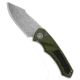 Heretic Knives Heretic Knives Pariah Auto Knife Green Aluminum W/ Grip Inserts 3.8" BB, Green, CPM MagnaCut, adult, BHQ-208268