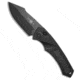 Heretic Knives Heretic Knives Pariah Automatic Knife Black Aluminum + GLOW CF 3.8" DLC, Black, CPM MagnaCut, adult, BHQ-210336