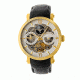 Heritor Automatic Aries Skeleton Bracelet Watch, silver  black HERHR4406