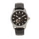 Heritor Automatic Davidson Semi-Skeleton Leather-Band Watch, Silver/Black, One Size, HERHR8002