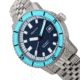 Heritor Automatic Edgard Bracelet Diver's Watch w/Date, Light Blue/Navy, One Size, HERHR9104