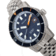 Heritor Automatic Edgard Bracelet Diver's Watch w/Date, Navy, One Size, HERHR9103