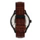 Heritor Automatic Harding Semi-Skeleton Leather-Band Watch, Black, One Size, HERHR9006