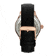 Heritor Automatic Hayward Semi-Skeleton Watch - Mens, Black/Black/Rose Gold, One Size, HERHR9406