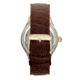 Heritor Automatic Hayward Semi-Skeleton Watch - Mens, Gold/Brown, One Size, HERHR9405