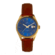 Heritor Automatic Leather-Band Watch w/Date, Dark Blue/Tan, HERHS1405, Dark Blue/Tan, One Size, HERHS1405