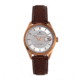 Heritor Automatic Leather-Band Watch w/Date, White/Rose Gold, HERHS1404, White/Rose Gold, One Size, HERHS1404