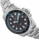 Heritor Automatic Luciano Bracelet Watch w/Date, Black/Blue, One Size, HERHS1504