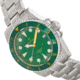 Heritor Automatic Luciano Bracelet Watch w/Date, Green, One Size, HERHS1505