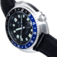 Heritor Automatic Pierce Genuine Leather-Band Watch w/Date, Black/Blue - Mens, HERHS1205