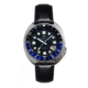 Heritor Automatic Pierce Genuine Leather-Band Watch w/Date, Black/Blue - Mens, HERHS1205
