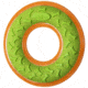 Hero Dog Toys Outer Armor Ring, Orange/Lime, Large 87462
