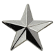 1 Star Pin 1/2'' High - Pair