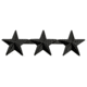 3 Star Pin 1/2'' High - Pair