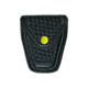HERO'S PRIDE AirTek Chain Handcuff Case, Basket Weave, Brass Hardware, Black, 1450WA