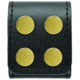 HERO'S PRIDE AirTek Extra Wide Belt Keepers, 2in, 2 Pack, Plain, Brass Hardware, Black, 1498PA