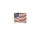American Wavy Flag Pin - 7/8''x3/4''