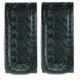 Hero's Pride Belt Keepers, 2 1/4in Belt, 2 Pack, Deluxe, AirTek, BW, Hidden Snaps, Black 1497WC