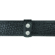 Hero's Pride Belt Keepers, 2 1/4in Belt, 2 Pack, Deluxe, AirTek, BW, Silver Snaps 1497WN