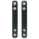 Hero's Pride Belt Keepers, 2 1/4in Belt, 2 Pack, Deluxe, AirTek, Smooth, Silver Snaps 1497PN