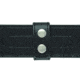Hero's Pride Belt Keepers, 2 1/4in Belt, 2 Pack, Deluxe, AirTek, Smooth, Silver Snaps 1497PN