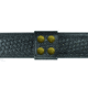Hero's Pride Belt Keepers, 2 1/4in Belt, 2in Wide, Per Each, AirTek, BW, Brass Snaps 1498WG