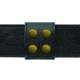 Hero's Pride Belt Keepers, 2 1/4in Belt, 2in Wide, Per Each, AirTek, Smooth, Brass Snaps 1498PG