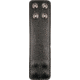Hero's Pride Belt Keepers, 2 1/4in Belt, 2in Wide, Per Each, AirTek, Smooth, Hidden Snaps, Black 1498PC