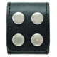 Hero's Pride Belt Keepers, 2 1/4in Belt, 2in Wide, Per Each, AirTek, Smooth, Silver Snaps 1498PN