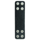 Hero's Pride Belt Keepers, 2 1/4in Belt, 2in Wide, Per Each, AirTek, Smooth, Silver Snaps 1498PN
