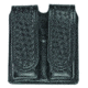 Hero's Pride Double Magazine Case, Large, AirTek, BW, Hidden Snaps, Black, Large 1434WC