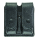 Hero's Pride Double Magazine Case, Large, AirTek, Smooth, Black Snaps, Large 1434PB