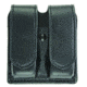 Hero's Pride Double Magazine Case, Large, AirTek, Smooth, Hidden Snaps, Black, Large 1434PC