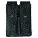 Hero's Pride Double Magazine Case, Medium, AirTek, BW, Black Snaps, Medium 1432WB