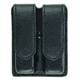 Hero's Pride Double Magazine Case, Medium, AirTek, Smooth, Hidden Snaps, Black, Medium 1432PC