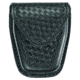 Hero's Pride Handcuff Case, Single, Med/Hinged, AirTek, BW, Hidden Snap, Black, Medium 1451WC
