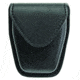 Hero's Pride Handcuff Case, Single, Med/Hinged, AirTek, Smooth, Hidden Snap, Black, Medium 1451PC