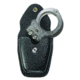 Hero's Pride Handcuff Case, Single, Med/Hinged, AirTek, Smooth, Silver Snap, Medium 1451PN