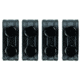 Hero's Pride Keepers 2in Belt, Standard 7/8in, Black Snaps, 4 Pk, AirTek, Smooth 1496PB