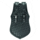 Hero's Pride Key Holder, Scabbard, Double, AirTek, Basket Weave, Black Snaps 1489WB
